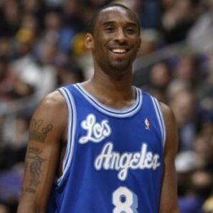 kobe bryant blue lakers jersey